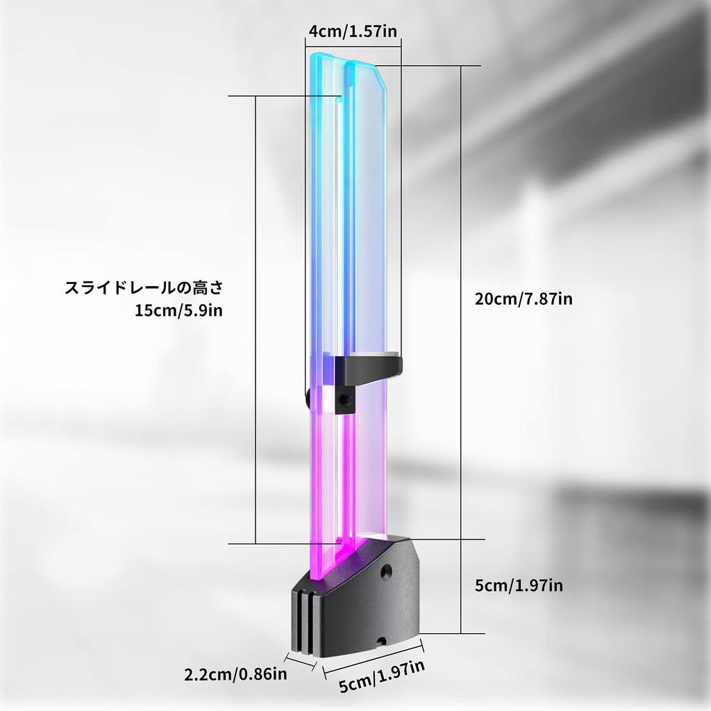 Novonest GPU Universal Video Card 5V 3PIN ARGB LED Light GPU GPU Brace DIY Adjustable GPU AURA Sync Transparent Acrylic Bracket, Holder, Sync,