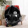 The Nightmare Before Christmas Theme Printed Blanket - Perfect for Couch, Bed, Travel & Outdoor Use | Machine Washable, Cozy & Durable.