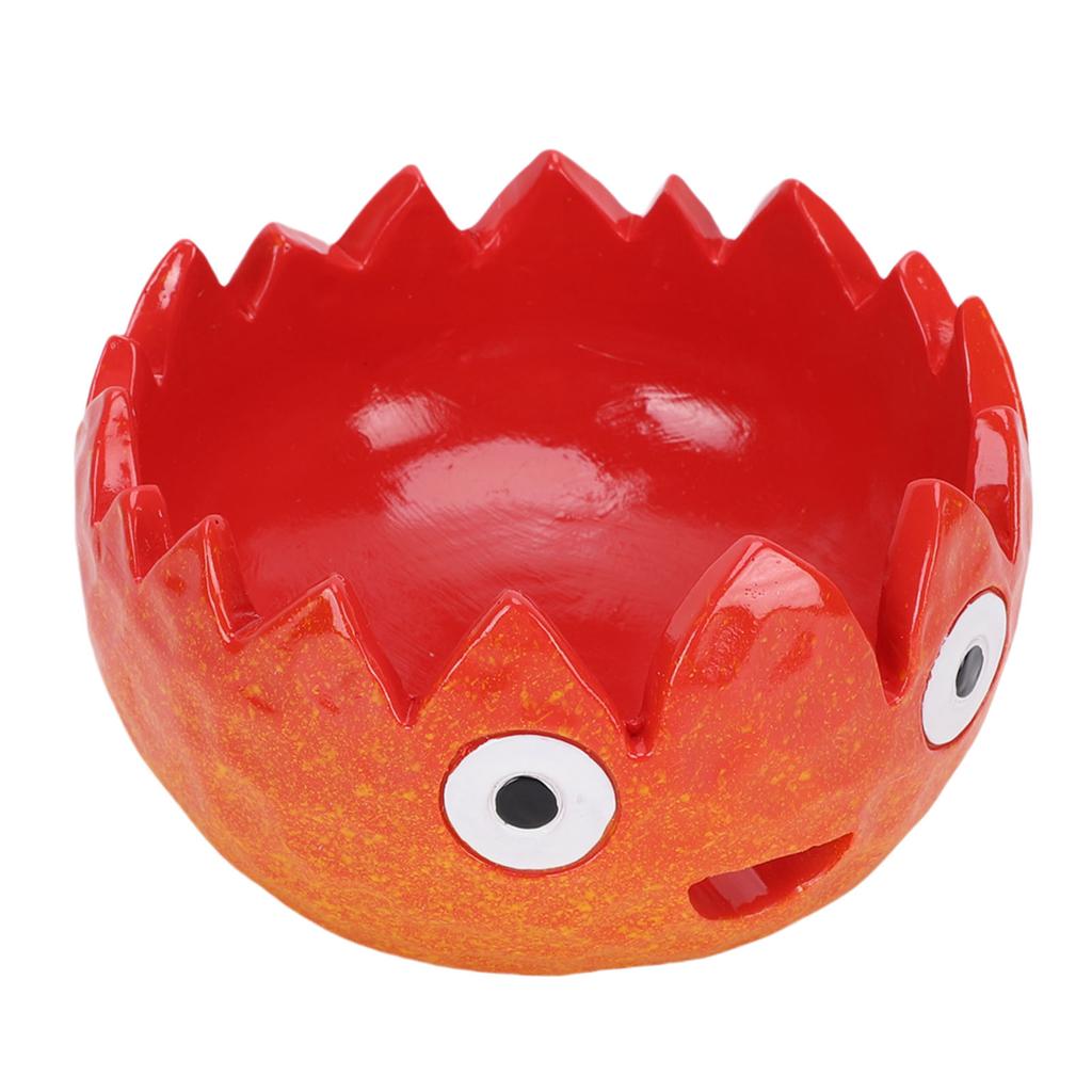 Fire Yarn Bowl for Crocheting Cute Handmade Resin Crochet Knitting Bowl for Crocheters Knitter