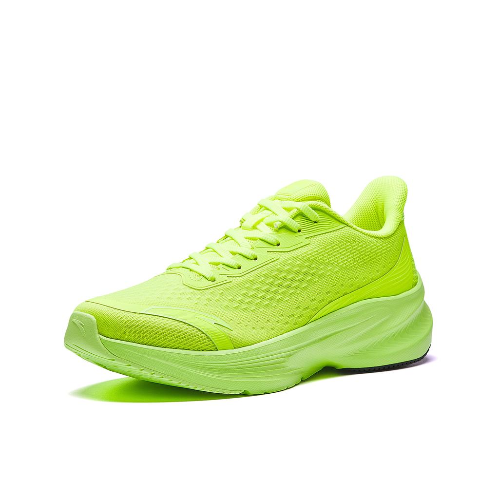 Anta A-Shock 7 Leichte Stoßdämpfung Rutschfest Niedrig geschnitten Laufschuhe Herren Sneaker Fluoreszierendes Grün 912615511-6