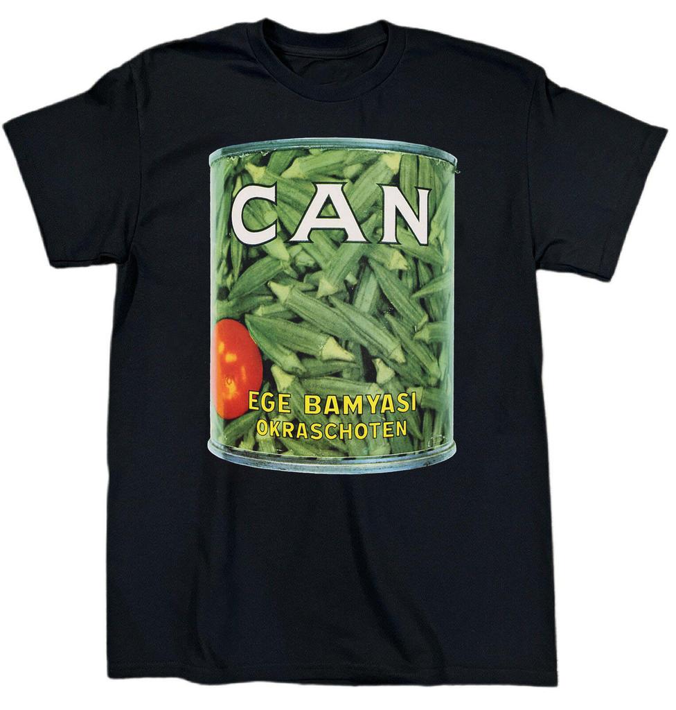 NEW CAN Band Ege Bamyasi Album Heavy Cotton Black S-5XL T Shirt AG700