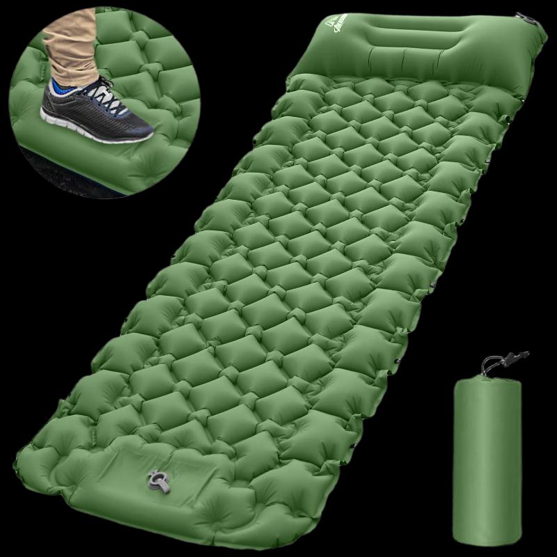 Portable Outdoor Inflatable Sleeping Pad 196*125*9