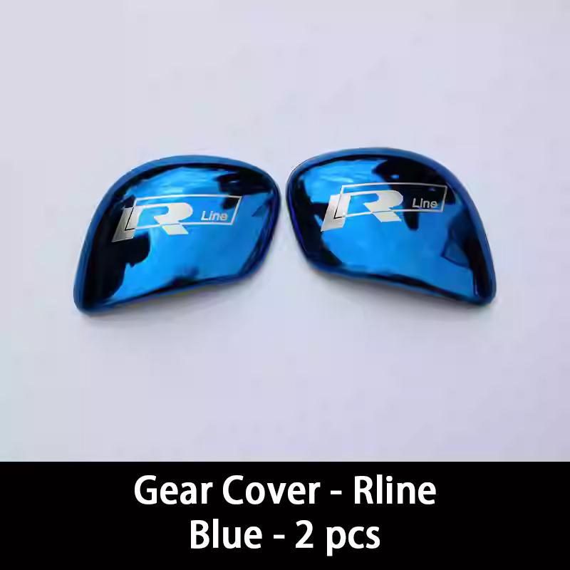 

For VW VOLKSWAGEN 2026 New Car Gear Shift Knob Gear Head Sticker Cover For VW Tiguan Rline R line Livida Polo Golf GTI Beetle To