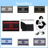 Patch Style Aotddor Drapeau Israélien Sticker Tissu Brodé Avec Velcro Couleurs Rouge/bleu/blanc/marron
