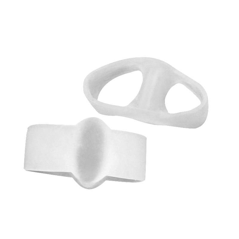 

Силиконовое двойное кольцо Вальгусная деформация большого пальца стопы Разделитель пальцев ног Косточка большого пальца ноги Устройство для большого пальца ноги Изолятор вальгусной деформации большого пальца L（40-45） прозрачный