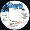7-Zoll-Schallplatte JOSEY WALES Mutual Right NONE Black Scorpio 1989 Jamaika Reggae Ska Dub Gebraucht