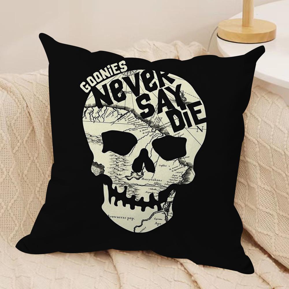 Movie G-Goonies Cushion Cover Soft Plush Fabric Double-Sided Printed Sofa Cushion Cover For All Seasons Home Decor Gift