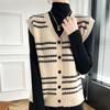 Women's Cashmere Vest Qinghe Cashmere 30% Cashmere 70% Wool Autumn and Winter Cashmere Vest Soft and Warm