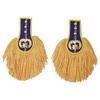 1Pair Multipurpose Tassel Fringe Epaulets Colorful Jackets Overcoats Epaulett  for Drum Horn Band