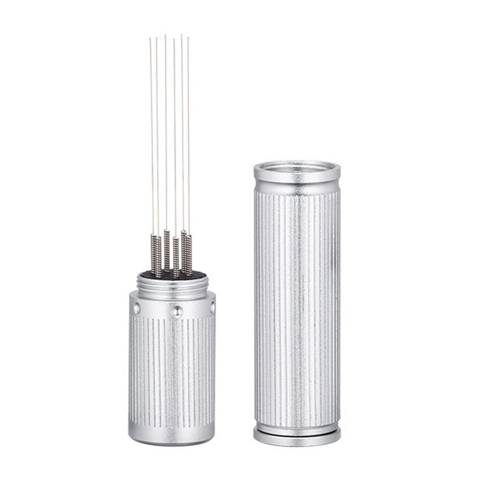 

Portable Coffee Distribution Needle Coffee Powder Needle Coffee Distributor Metal Texture Coffee Stirrer for Coffee C