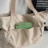 Water-Resistant Nylon Tote Bag for Women – Lightweight and Durable Everyday Shoulder Bag with Multiple Pockets
