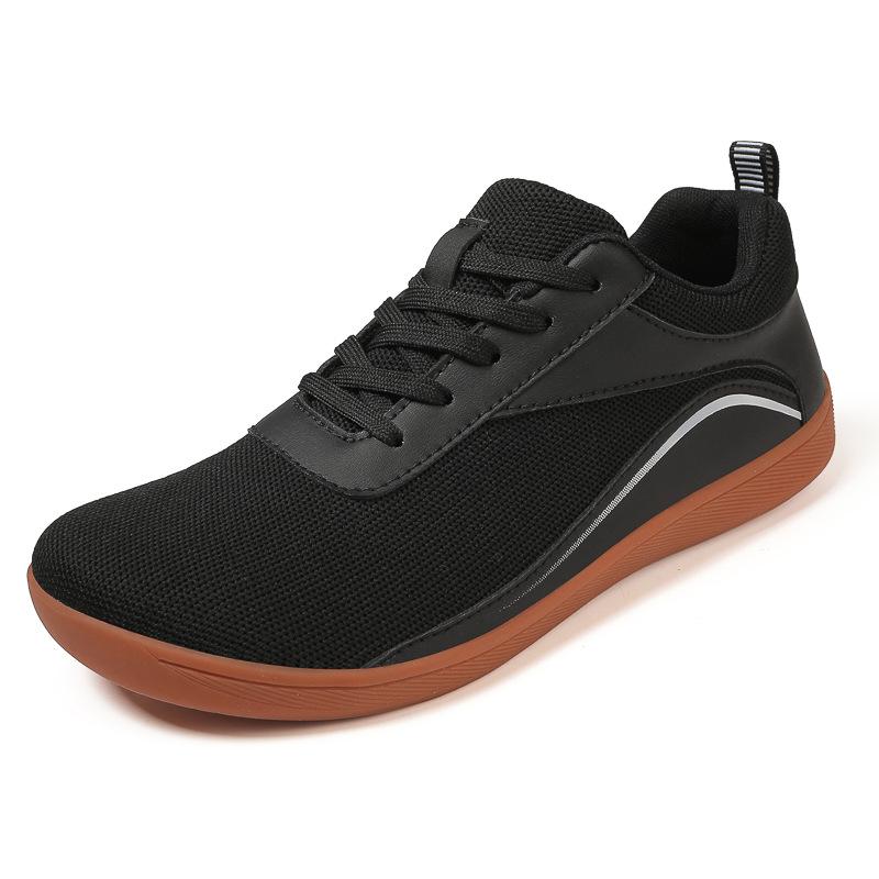 Unisex atmungsaktive Barfußschuhe mit breiter Zehenbox, Ganzjahres-Sport- & Freizeit-Outdoor-Schuhe