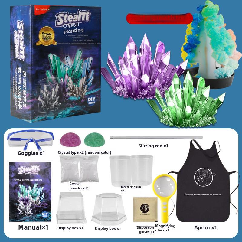 

Набор для самостоятельного выращивания кристаллов для увлекательного общения родителей и детей и химических экспериментов