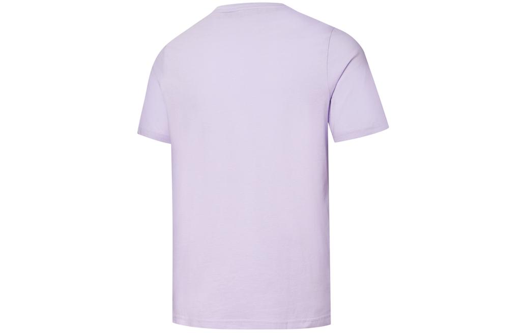 Puma T Shirts Men's Light Purple Crew Neck Moderate Straight Fit 532612-16