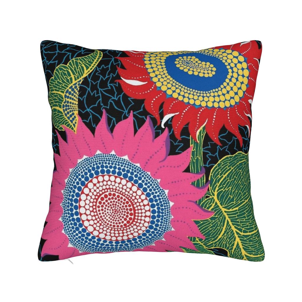 Yayoi K-Kusama Pillowcase Double-Sided Printing Polyester Cushion Cover Decor Throw Pillow Case Cover Home Square 45X45Cm