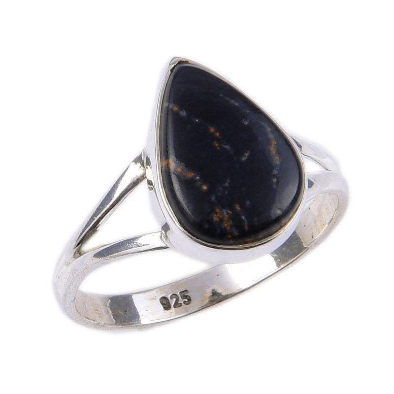 Natural Pietersite Gemstone Handmade 925 Solid Sterling Silver Ring S.7.5 y6o17