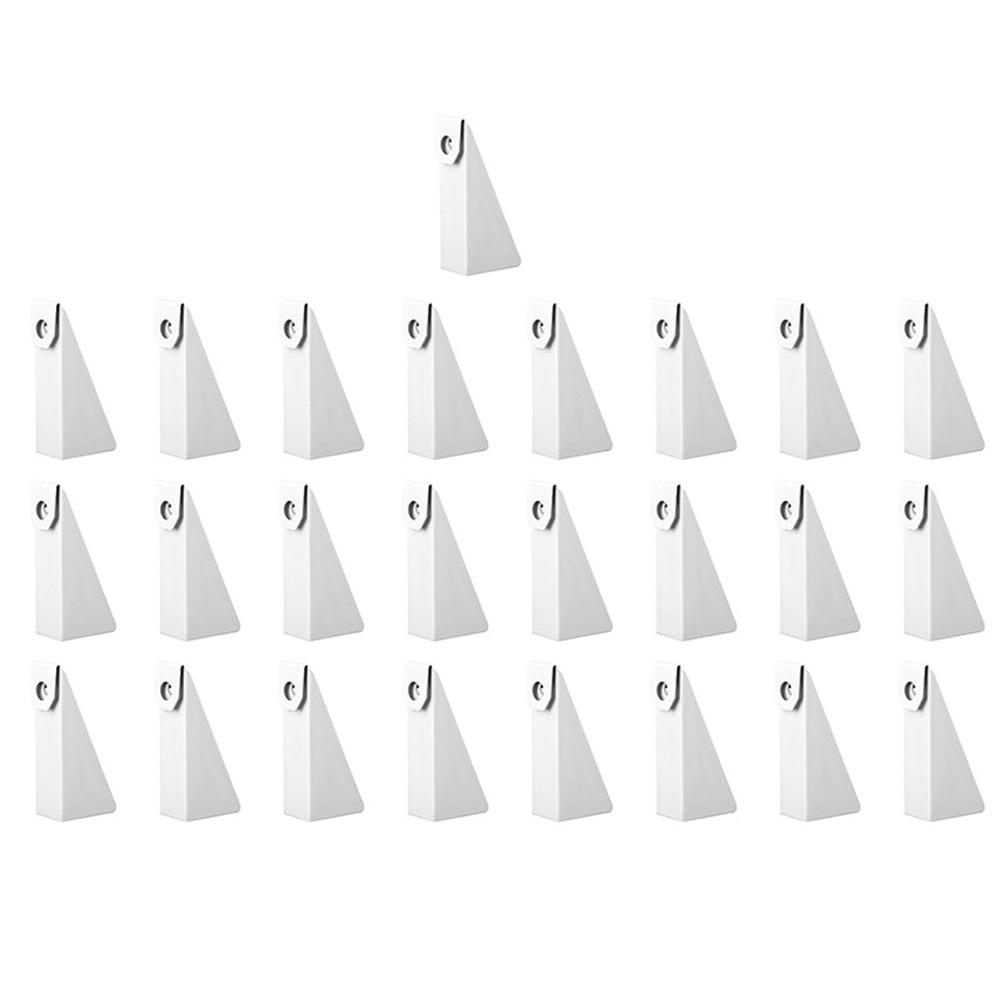 5 Inch K Type Gutter Leveling Wedges White Aluminum Support Tool For Sloped Fascia Roof Drain Alignment 25 Pack