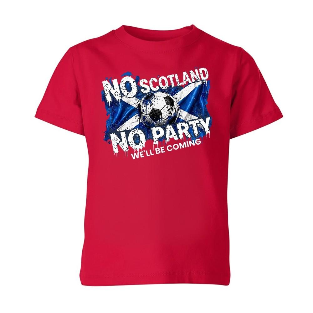 No Scotland No Party Well Be Coming 2026 Unisex TShirt Football World Cup Tee S