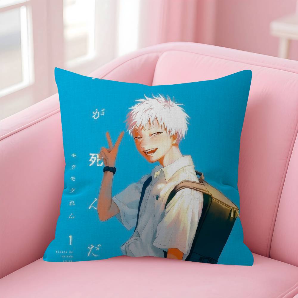 Anime The S-Summer Hikaru Died Pillow Cushion Cover Pillowcase Living Room Sofa Home Decor