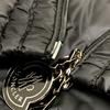 MONCLER logo Long Down Jacket Apparel Down jacket Nylon Black