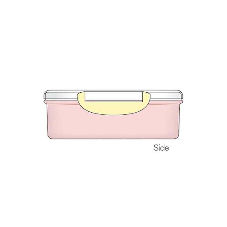 Dick Bruna Square Miffy Lunch 054405 Box, 360ml, Pink,