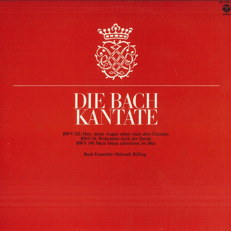

LP Record HELMUT RILLING, GÖCHINGEN CHOIR, ST - Bach: Cantatas No. 102 & No. 54 & N OX1262CL COLUMBIA Japan Classical Used