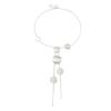 Fashion Geometric Necklace Metal Sequin Long Pendant Necklace Vintage Tassel Necklace  Daily Wear