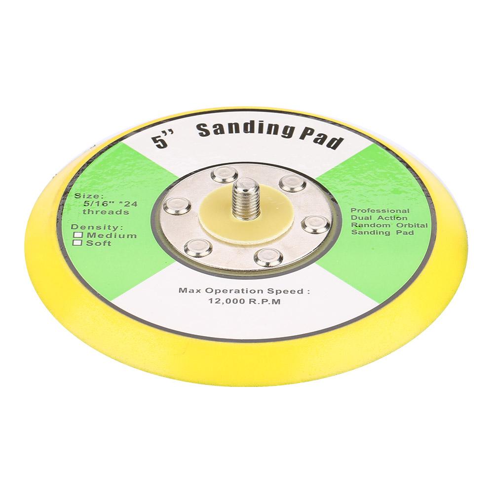 125mm Hook and Loop Sanding Polishing Backing Pad with M8 Thread