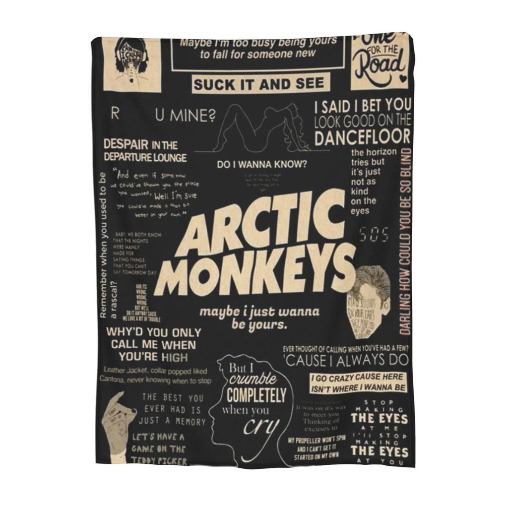 Arctic Monkeys Gift Blanket For Men Women Cozy Soft Throw Blankets for Bed Multiple Sizes