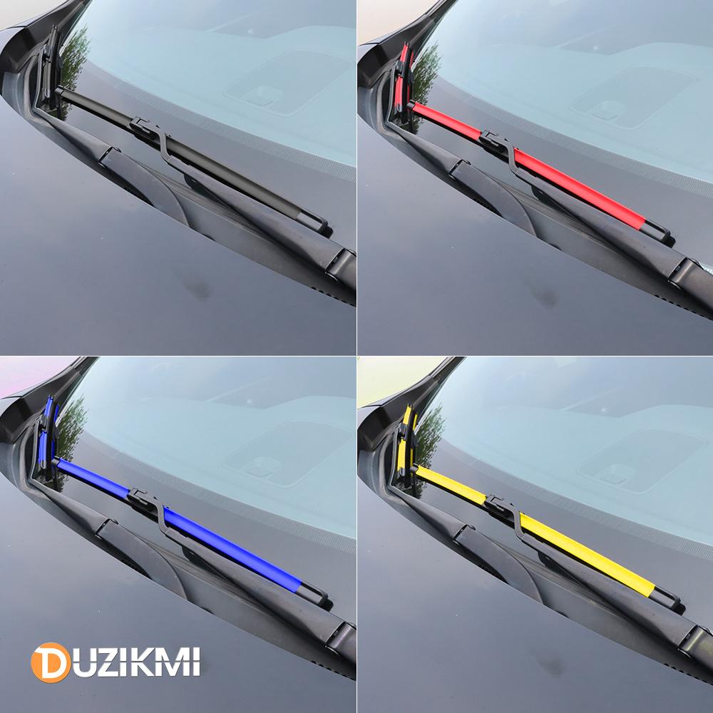 For Mini Convertible R52 R57 F57 2004-2019 2013 2014 2015 2016 2017 2018 2pcs Front Windshield Windscreen Wiper Blades Red Blue