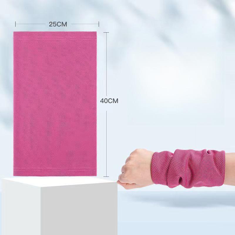 Cooling Sports Wristband Towel - Quick-Dry Sweat Absorbing Ice Towel for Gym, Running, Hiking - Lightweight & Reusable Workout Accessory