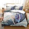 Luxury New 3D Print Anime Genshin Impact Arlecchino Bedding Set Duvet Cover Bed Set Quilt Cover Pillowcase Queen Size Boys Adult
