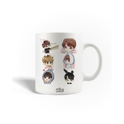 Ceramic Mug - BTS - Jungkook - 30cl - White - Dishwasher Safe