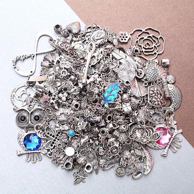 COLLANA BLUELANS Meravigliosa collana di gioielli con ciondoli fai da te antichi artigianali misti 50 g orecchini pendenti accessori da donna presenti