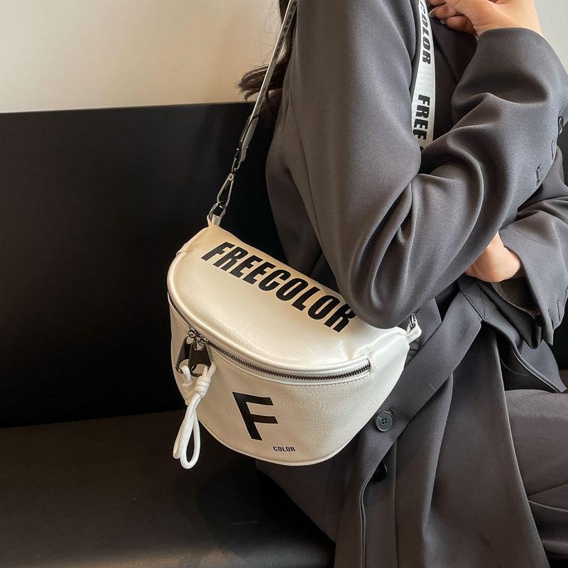 Bauchtasche Damen neu urban schlichte Mode Umhängetasche große Kapazität lässige Messenger Brusttasche