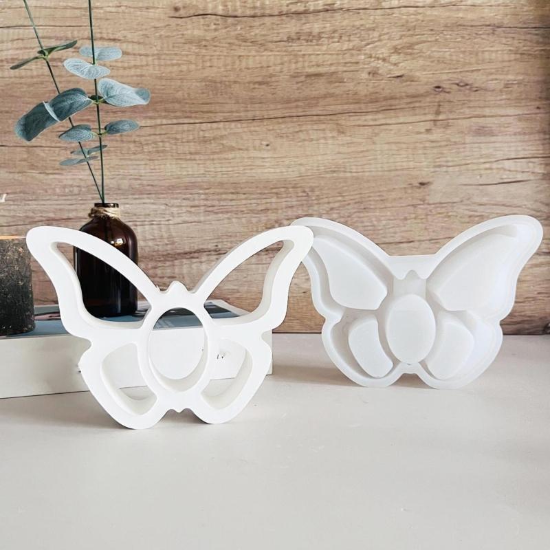 Translucent Silicone Mould for Creating 3D Butterfly Shapes Decoration for Epoxy Resin and Plaster Cement Projects