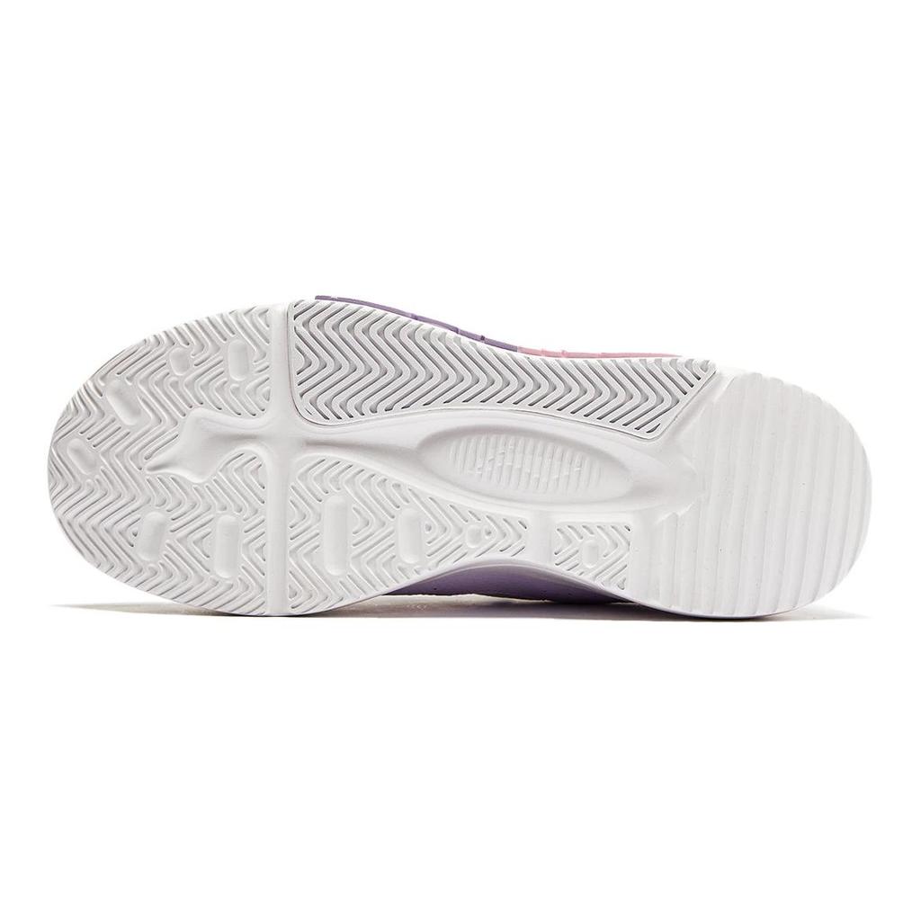 Li Ning Kids Ln 90 Fly V3 Comfortable Versatile Non-Slip Wear-Resistant Casual Shoes Kids Casual Shoes White Purple YKCU066-4