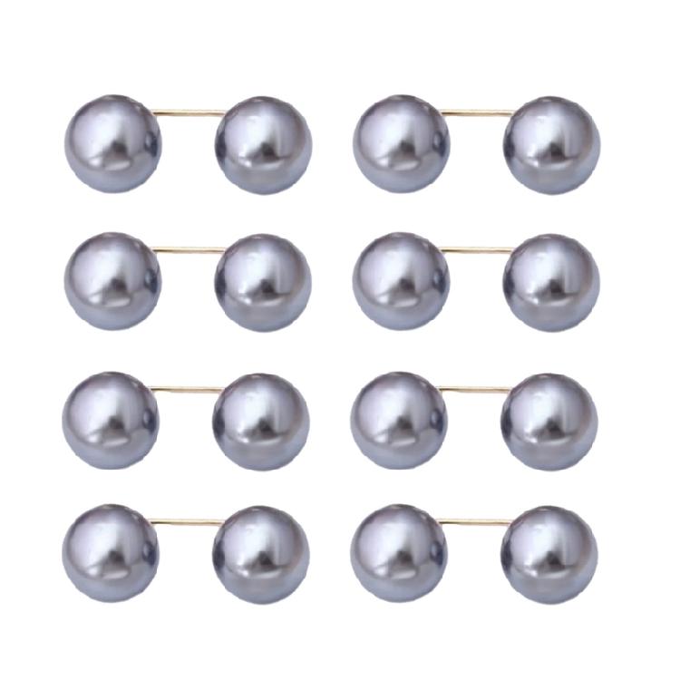 8Pcs Artificial Pearls Clothing Pin Jeans Waist Tighteners Pin Dress Safety Pin Cardigan Safetp Pin Shawl Sweater Clip
