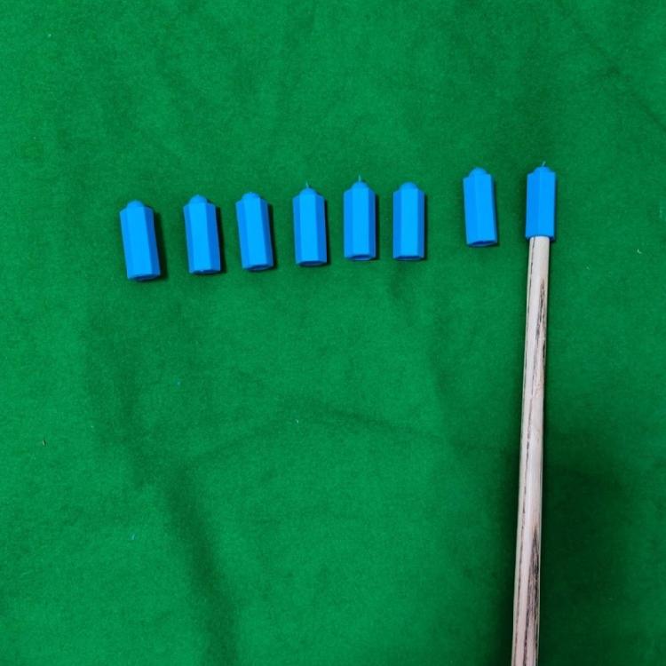 10pack Durability Resins Pool Cue Ferrules Pool Cue Ferrules Billiard Protective Flexible Billiard Accessories