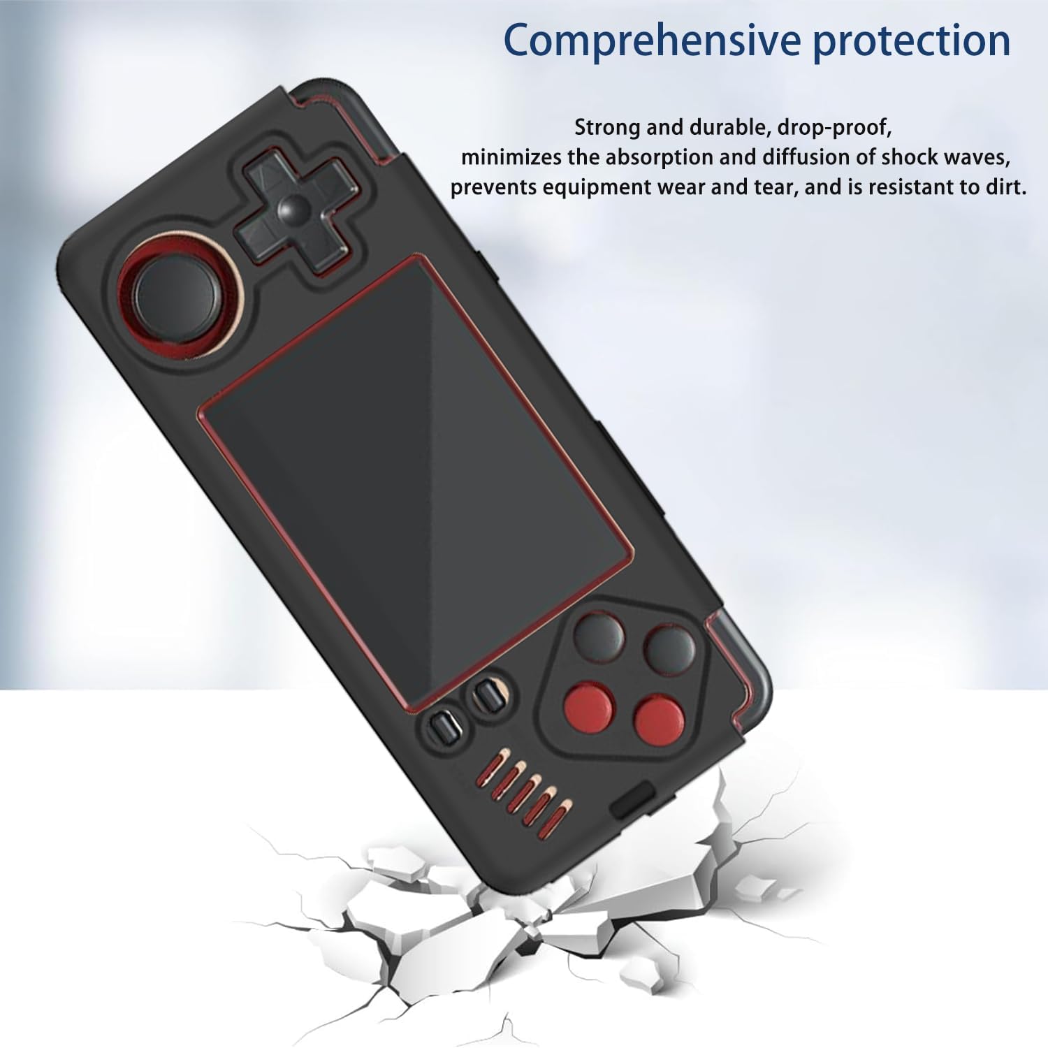 Case for Miyoo A30, Silicone Protective Case,Drop-Proof, Scratch-Proof, Shock-Proof,Reserved Charging Port,Dust-Proof,Protective Case for Miyoo A30