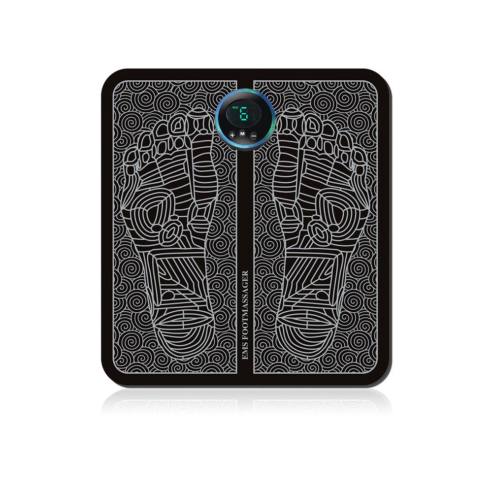 

Electric EMS Foot Massage Pad Feet Acupuncture Stimulator Massager Foot Massage Cushion Charging English host#1