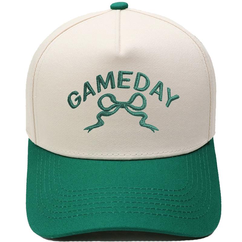 GAMEDAY Truck driver hat three-dimensional embroidery retro color matching baseball cap European and American men's and women's casual hat