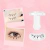 Lower Eyelash Stamp Stencil With Handle Profession Lazy Make Up Under Eyelash Silicone Template False Eyelash Print Tool