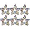 Laser Cutout Star Hair Clips Girl Ponytail Claw Shark Clip Back of Head Hair Accessories