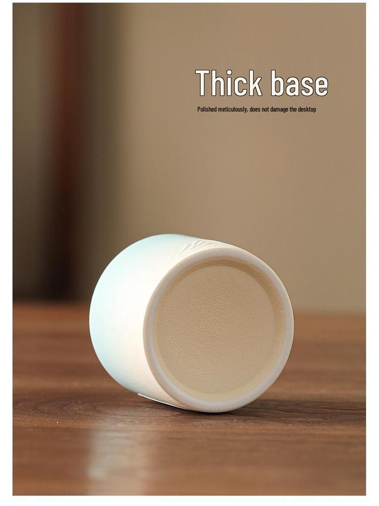 Kung Fu Tea Set: White Porcelain & Ceramic Teacups, Mutton Fat Jade Master Cup, Tea Bowl Set Gift