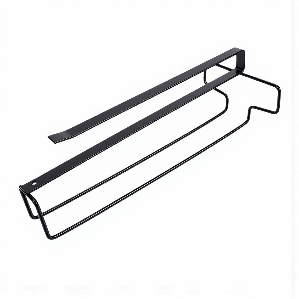 Wine Glass Holder No Drill Hanging Under Cabinet Wine Glass Rack for Household Kitchen
