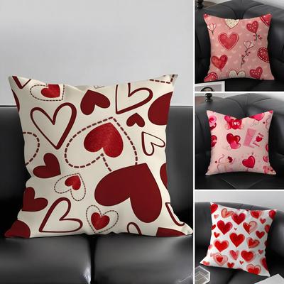 Love INS Cushion Cover Pillowcase Ultra Soft Skin Friendly Fabric Cloud Like Comfort Concealed Zipper