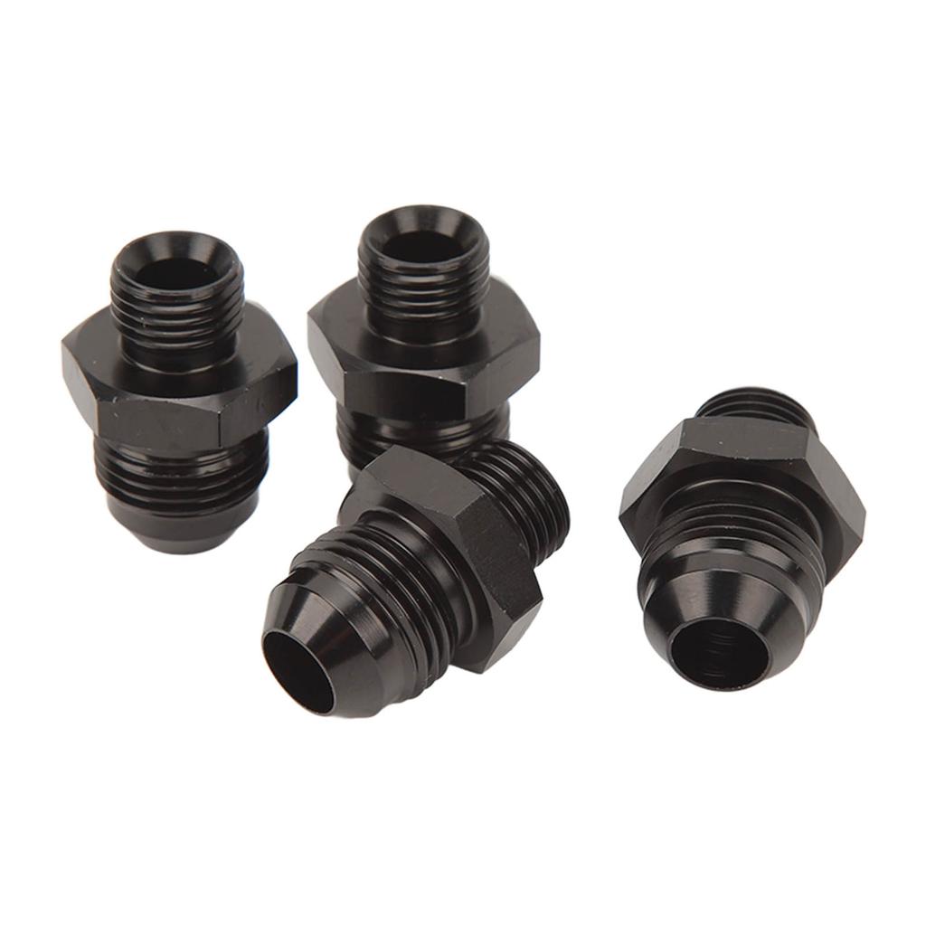 4 Peças Conexão Macho ORB 1500PSI Liga de Alumínio Multiuso Anel O Boss Adaptador Macho para Barra de Combustível Resfriador de Óleo Bomba de Combustível
