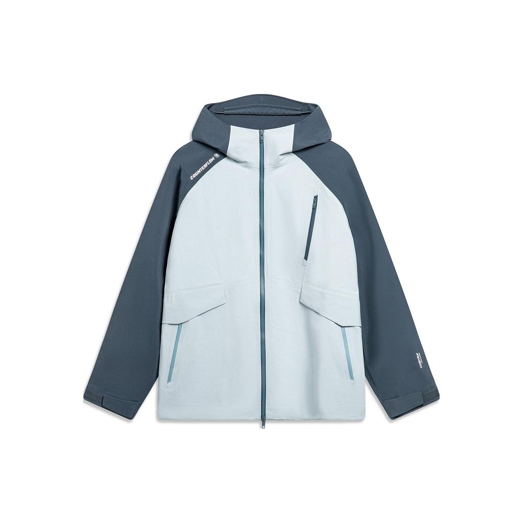 LI-NING AFDT825-3 Men's Sport Life Windproof Waterproof Hooded Jacket