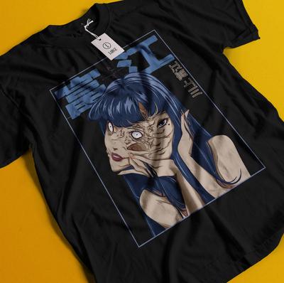 Vintage Hororové Anime Láska Tričko Japonské tričko Anime tričko Manga Dárkové tričko